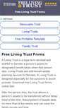 Mobile Screenshot of freelivingtrust.com