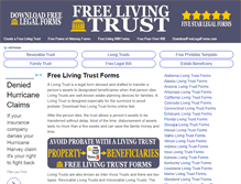 Tablet Screenshot of freelivingtrust.com